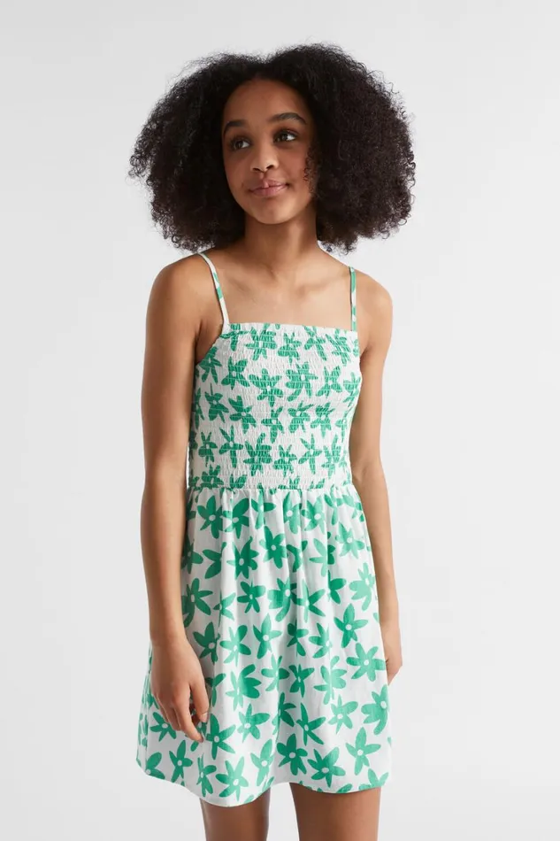 Dresses Teen Girl Seed Heritage Daisy Shirred Dress Multi