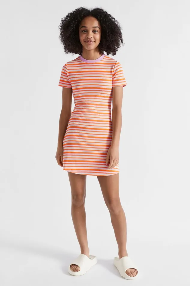 Dresses Teen Girl Seed Heritage Rib Tee Dress Multi