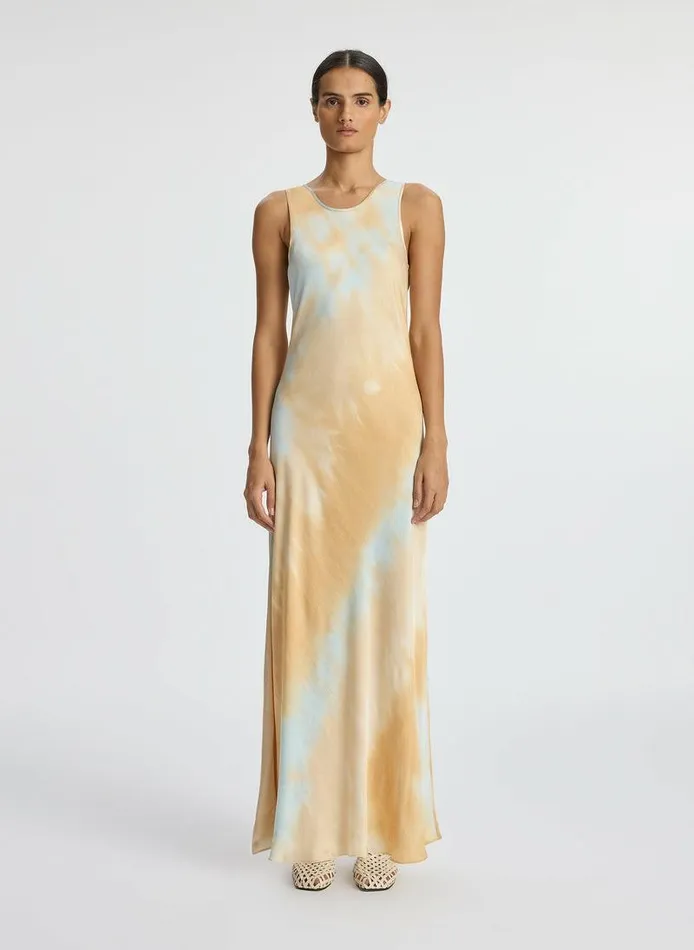 Dresses Women ALC Amana Satin Maxi Dress Blue