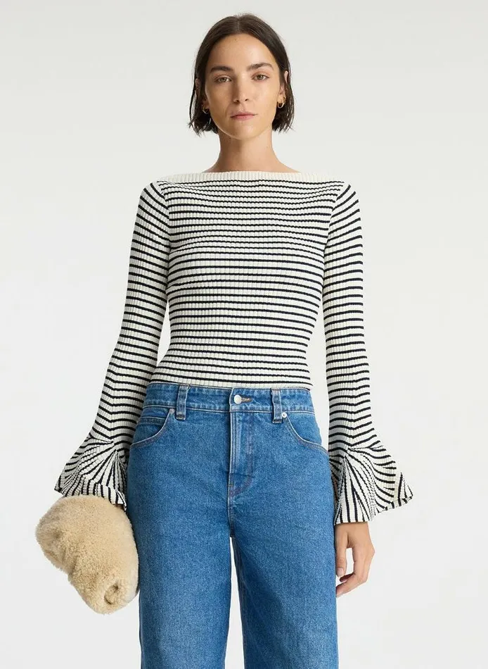 Dresses Women ALC Aster Knit Top Anticodark Sapphire