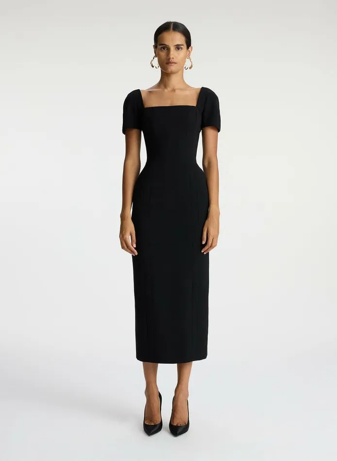 Dresses Women ALC Elvie Midi Dress Black