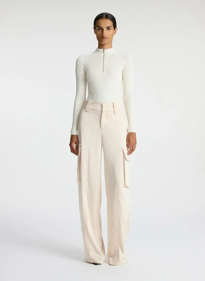 Dresses Women ALC Noa Knit Top Almond Cream
