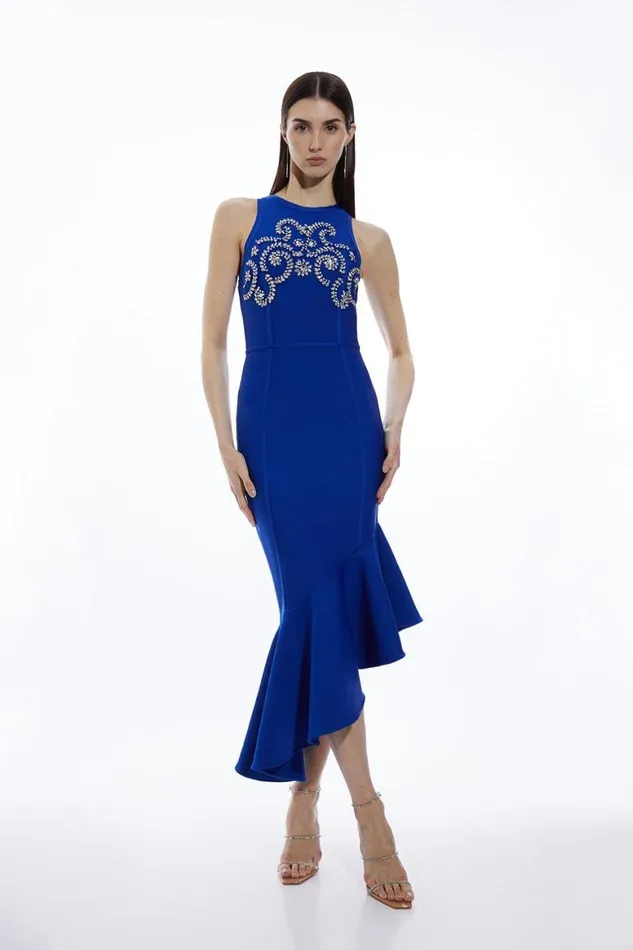 Dresses Women Karen Millen Petite Figure Form Bandage Embellished Knit Dress Cobalt Dresses Women Karen Millen Petite Figure Form Bandage Embellished Knit Dress Cobalt