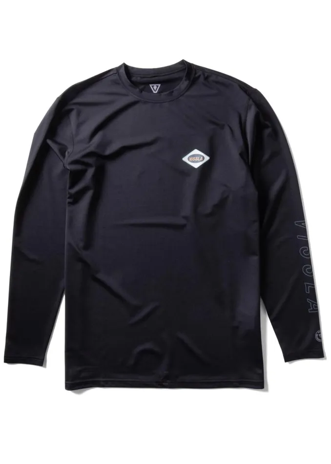 Easy Seas Eco Long Sleeve Sun Shirt Black 2 Men Vissla Wetsuits
