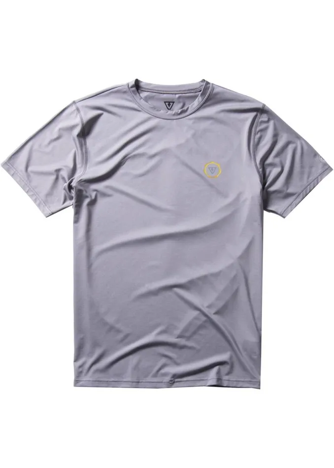 Easy Seas Eco Short Sleeve Sun Shirt Grey Men Vissla Wetsuits