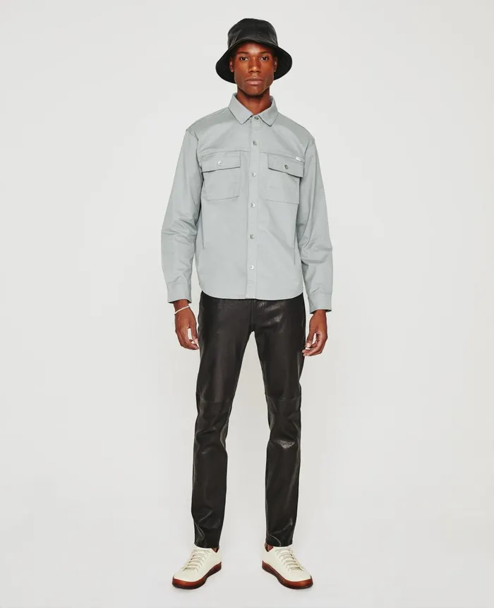 Elias Shirt Jacket Timber Wolf Men AG Jeans Shirts Elias Shirt Jacket Timber Wolf Men AG Jeans Shirts
