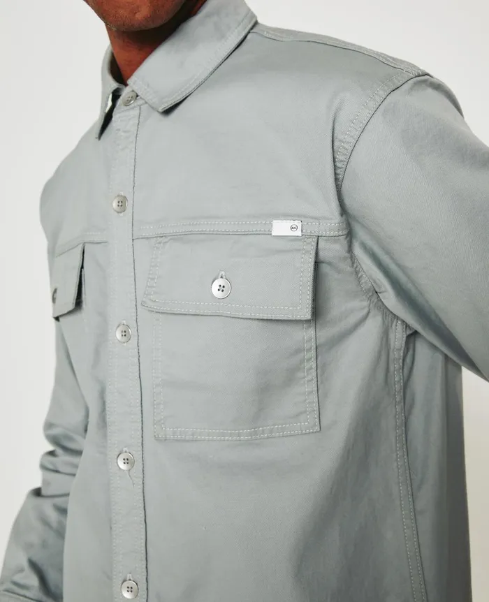 Elias Shirt Jacket Timber Wolf Men AG Jeans Shirts Elias Shirt Jacket Timber Wolf Men AG Jeans Shirts