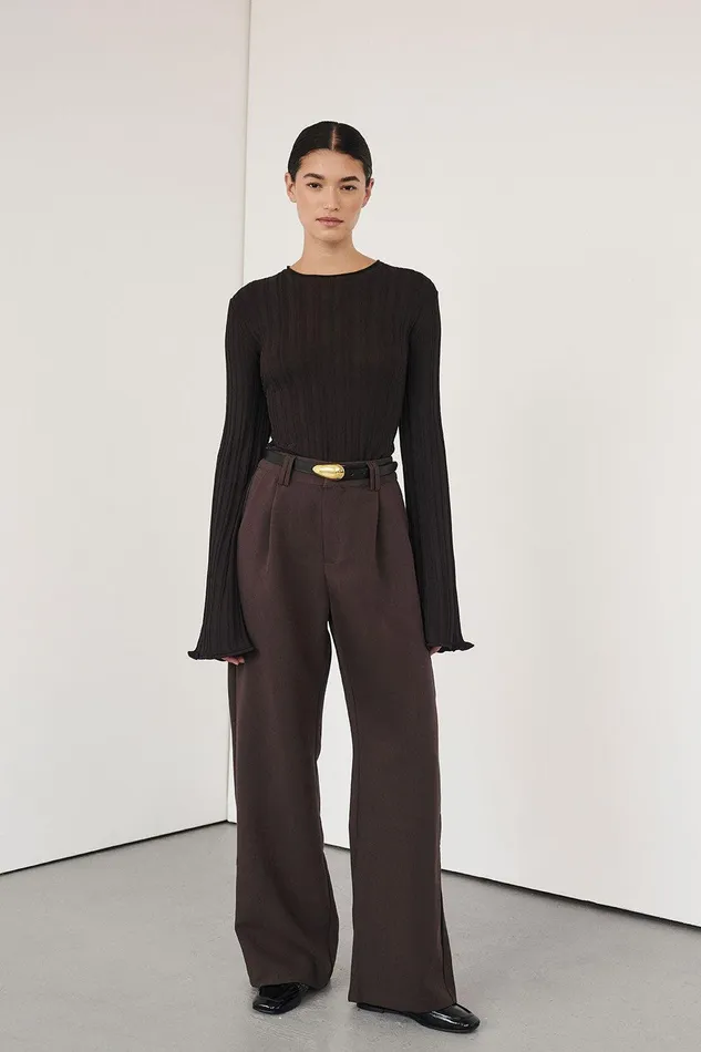 ELLE DARK CHOCOLATE PANT Women DISSH Pants