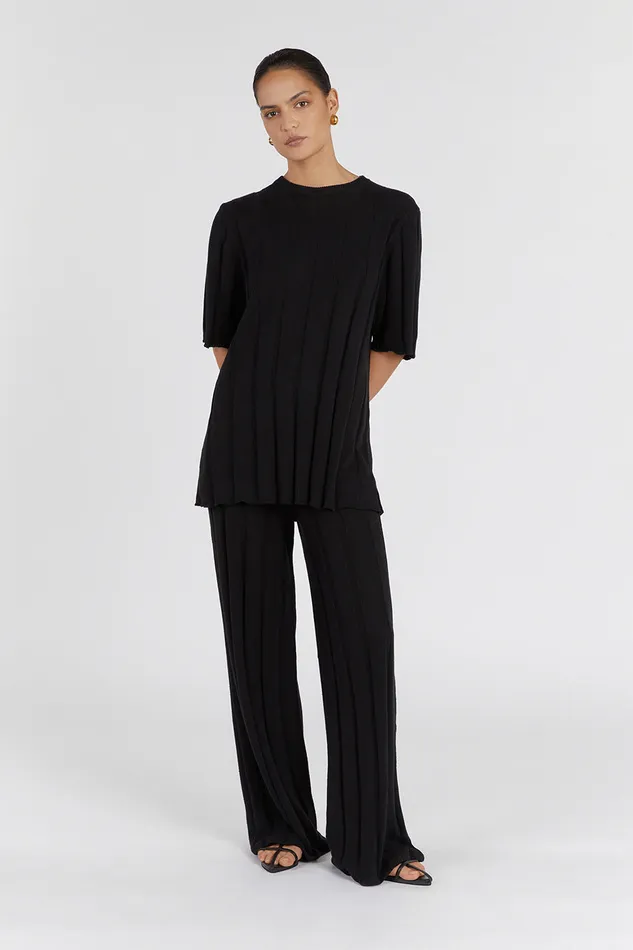 EMERY BLACK OVERSIZED TEE Women DISSH TShirts