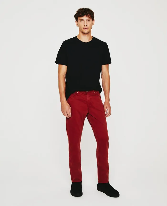 Everett Dark Hibiscus Men AG Jeans Pants