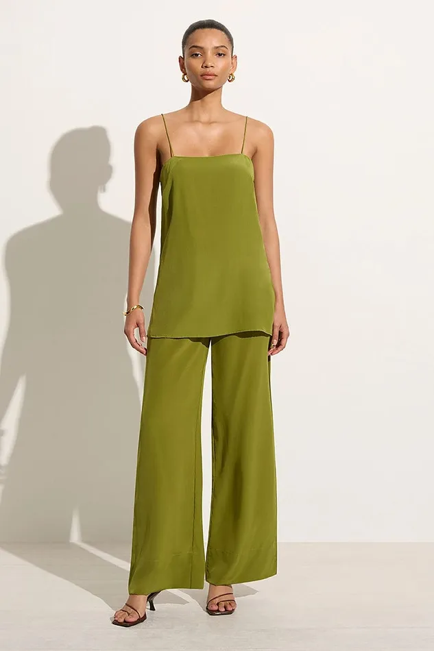Faithfull The Brand Pants Monforte Pant Palm Green 8211 Final Sale 8211 Women Faithfull The Brand Pants Monforte Pant Palm Green 8211 Final Sale 8211 Women