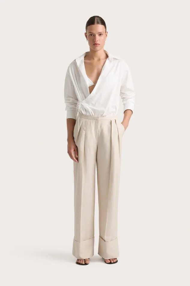 Faithfull The Brand Pants Soleil Trouser Sand 8211 Women