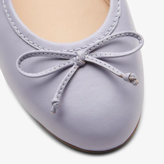 FAWNA LILY Lilac Leather Women Clarks Flats