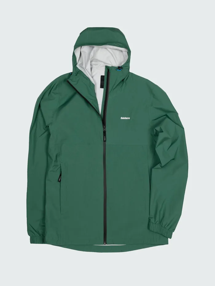 Finisterre Jackets and Coats Men Rainbird Waterproof Jacket Pine Shadow