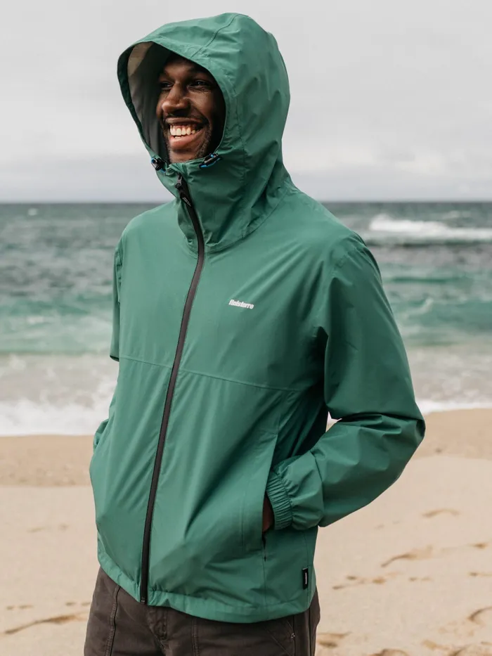 Finisterre Jackets and Coats Men Rainbird Waterproof Jacket Pine Shadow