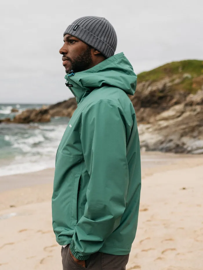 Finisterre Jackets and Coats Men Rainbird Waterproof Jacket Pine Shadow