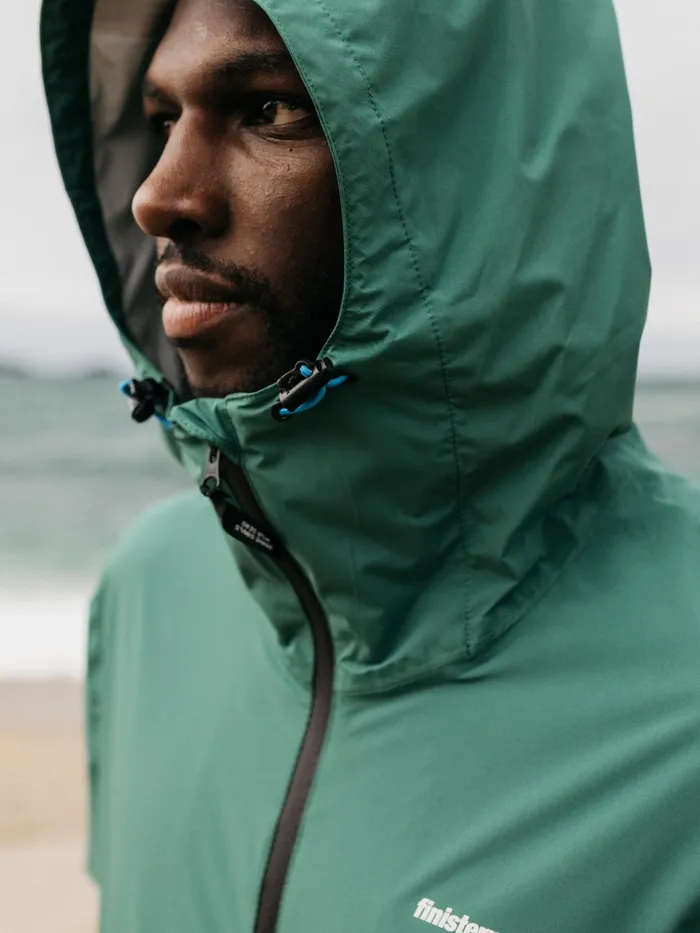 Finisterre Jackets and Coats Men Rainbird Waterproof Jacket Pine Shadow