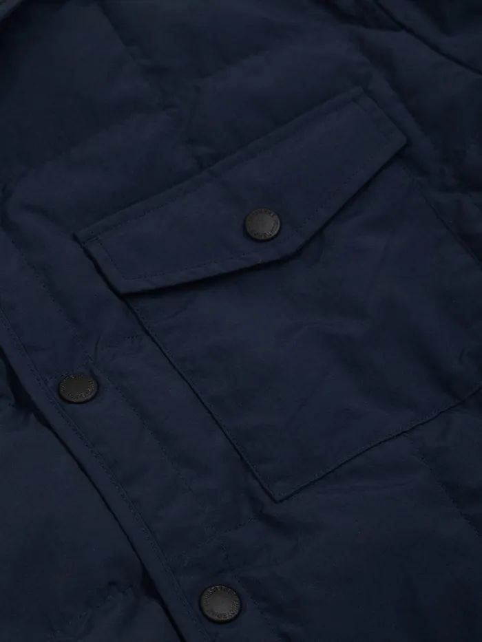 Finisterre Shirts Men Lapwing Shirt Navy