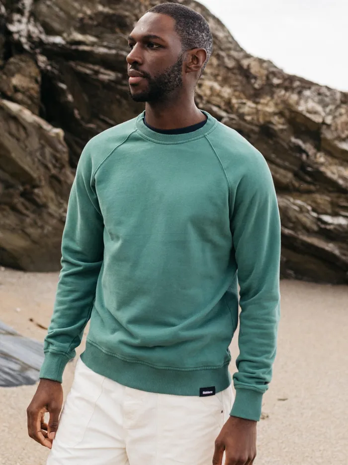 Finisterre Sweaters Men Coho Sweatshirt Pine Shadow