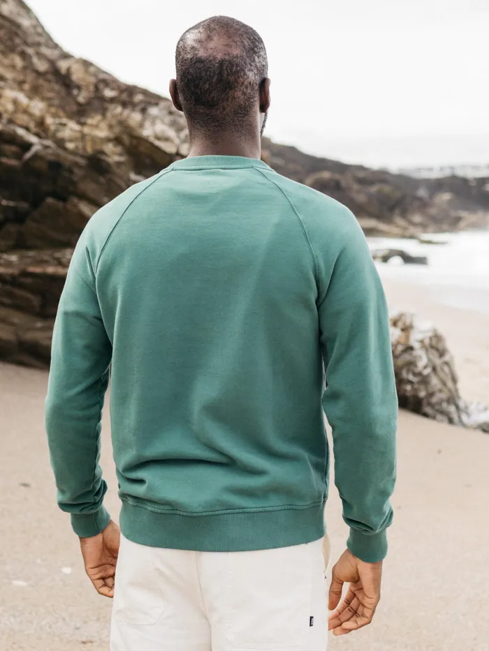 Finisterre Sweaters Men Coho Sweatshirt Pine Shadow