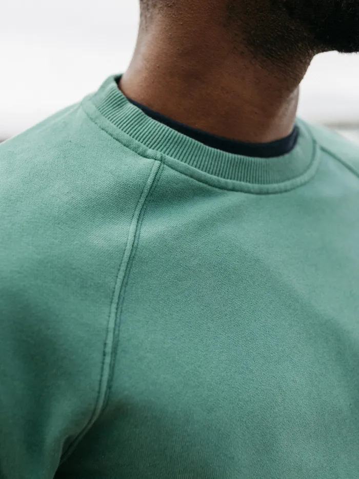 Finisterre Sweaters Men Coho Sweatshirt Pine Shadow