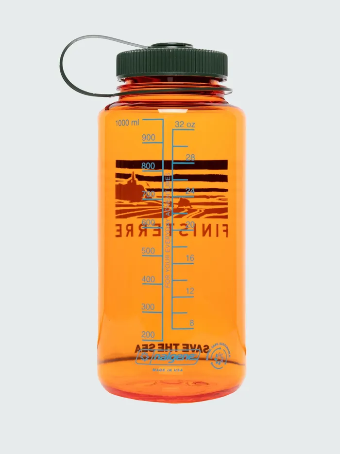 Finisterre Water Bottles MenWomen Nalgene Sustain 1L Wide Mouth Bottle Harvest Gold Finisterre Water Bottles MenWomen Nalgene Sustain 1L Wide Mouth Bottle Harvest Gold