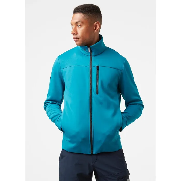 Fleece Men Helly Hansen CREW FLEECE JACKET 642 Teal