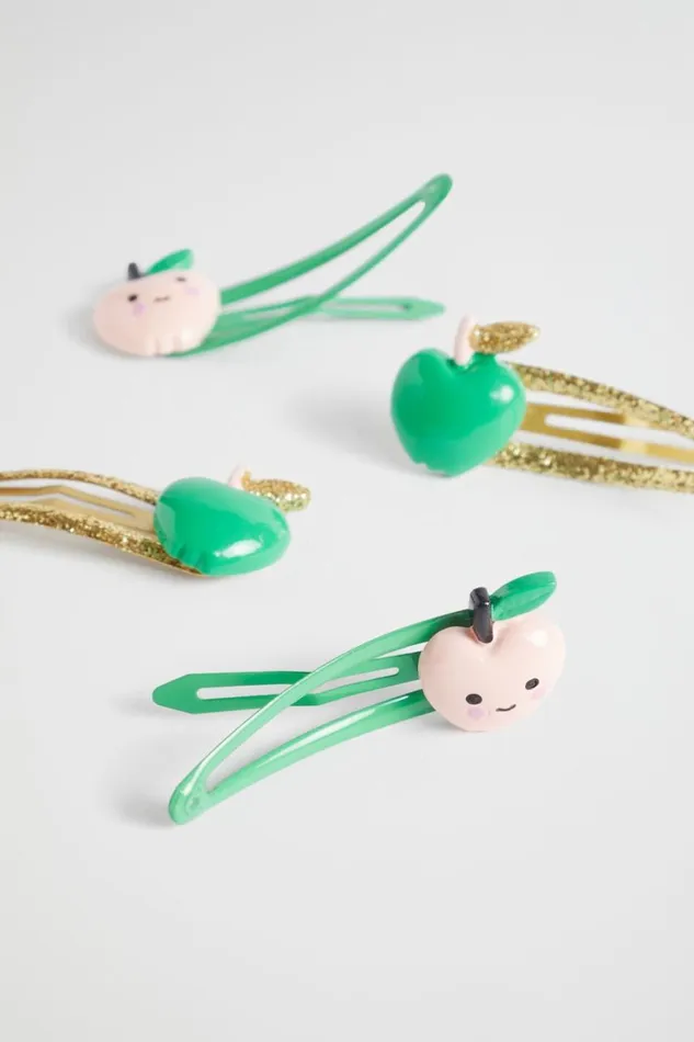 Hair Accessories Girl Seed Heritage Apple Snap Pack Multi