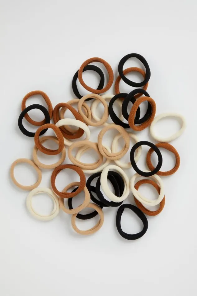 Hair Accessories Woman Seed Heritage Hair Tie Set Black Multi