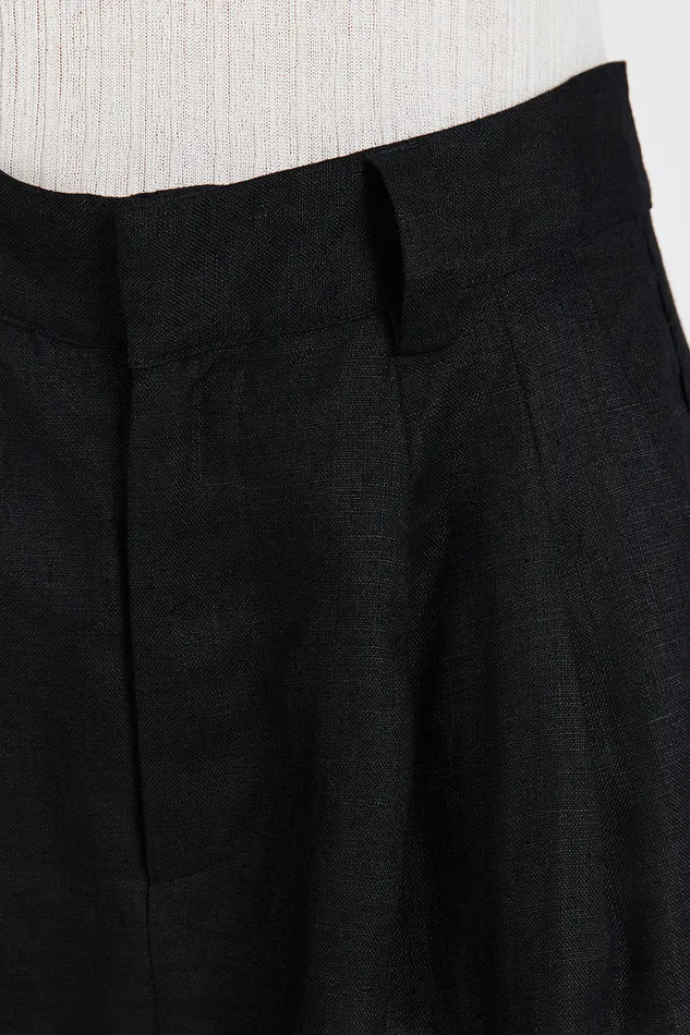HOLDEN BLACK LINEN PANT Women DISSH Pants