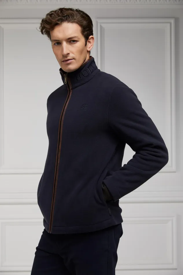 Holland Cooper Country Fleece Jacket Ink Navy Men Fleeces