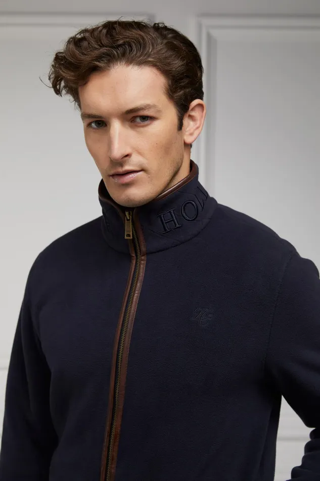 Holland Cooper Country Fleece Jacket Ink Navy Men Fleeces