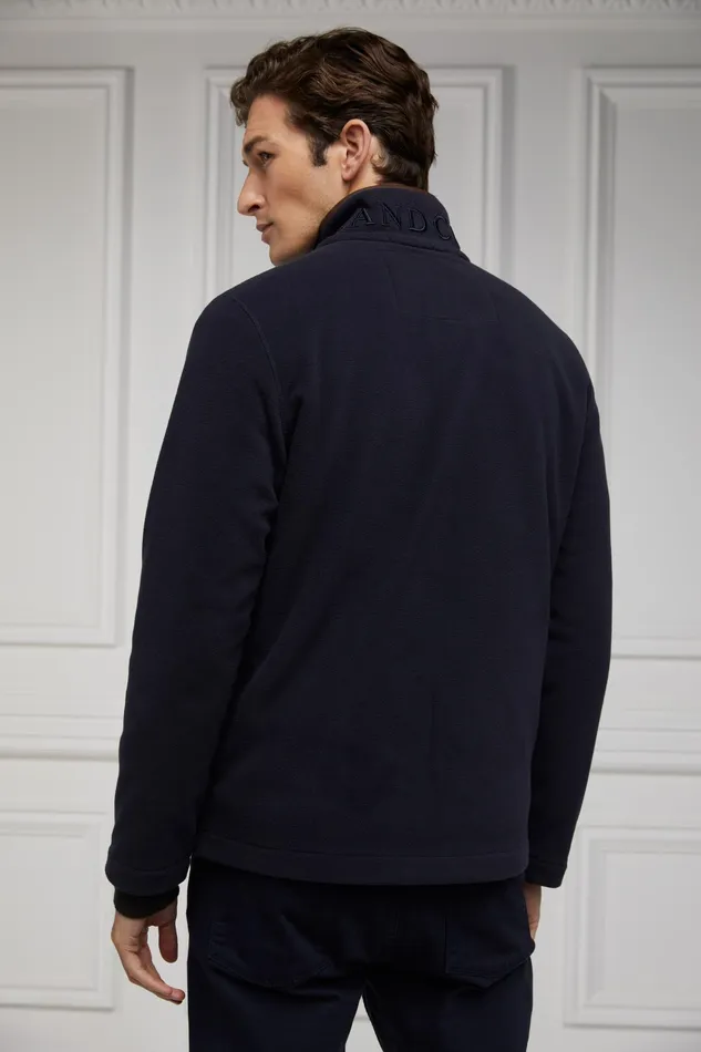 Holland Cooper Country Fleece Jacket Ink Navy Men Fleeces