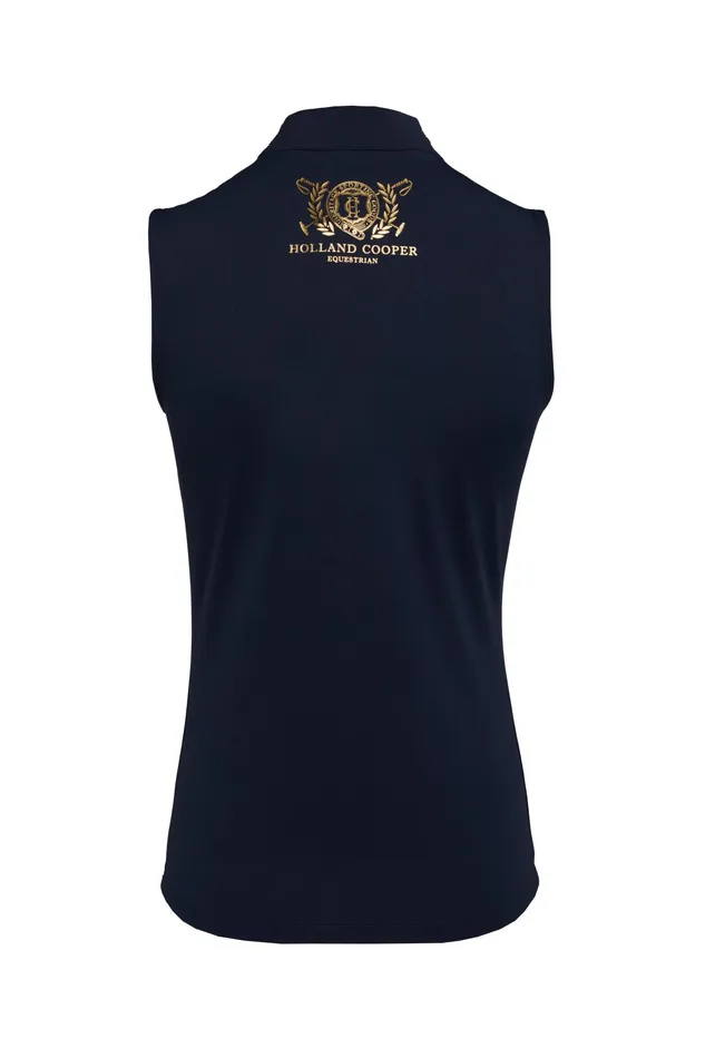 Holland Cooper Crystal Sleeveless Base Layer Ink Navy Women Base Layers Holland Cooper Crystal Sleeveless Base Layer Ink Navy Women Base Layers