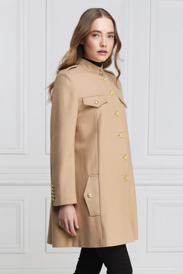 Holland Cooper Highbury Cape Coat Camel Women Capes