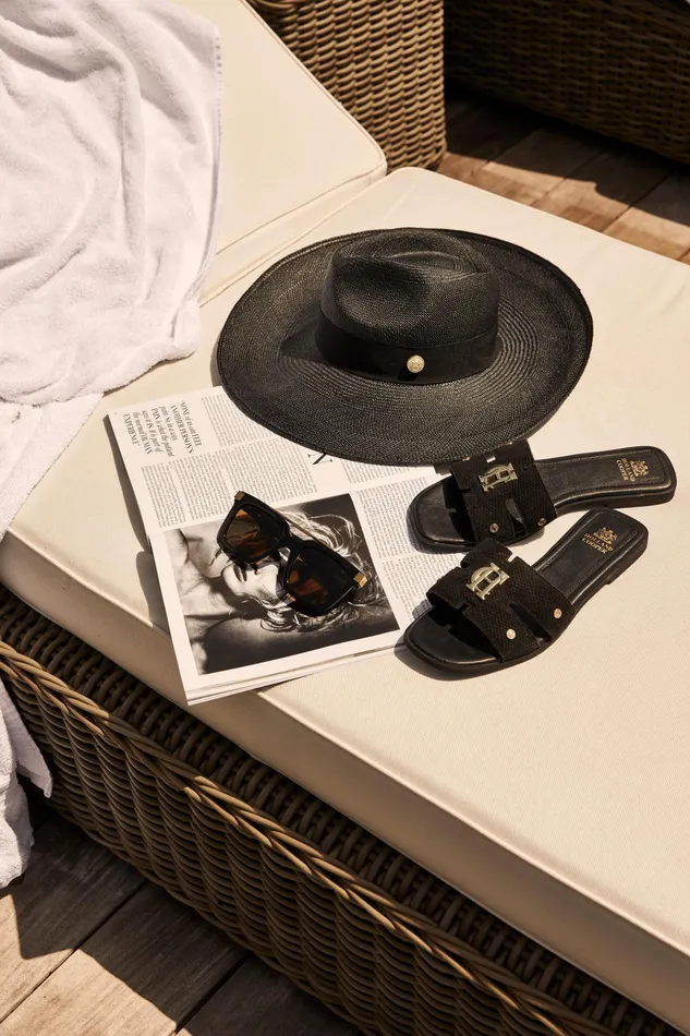 Holland Cooper Jessica Hat Black Women Hats and Headbands Holland Cooper Jessica Hat Black Women Hats and Headbands
