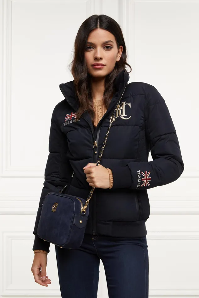 Holland Cooper Team Padded Jacket Ink Navy Women Jackets