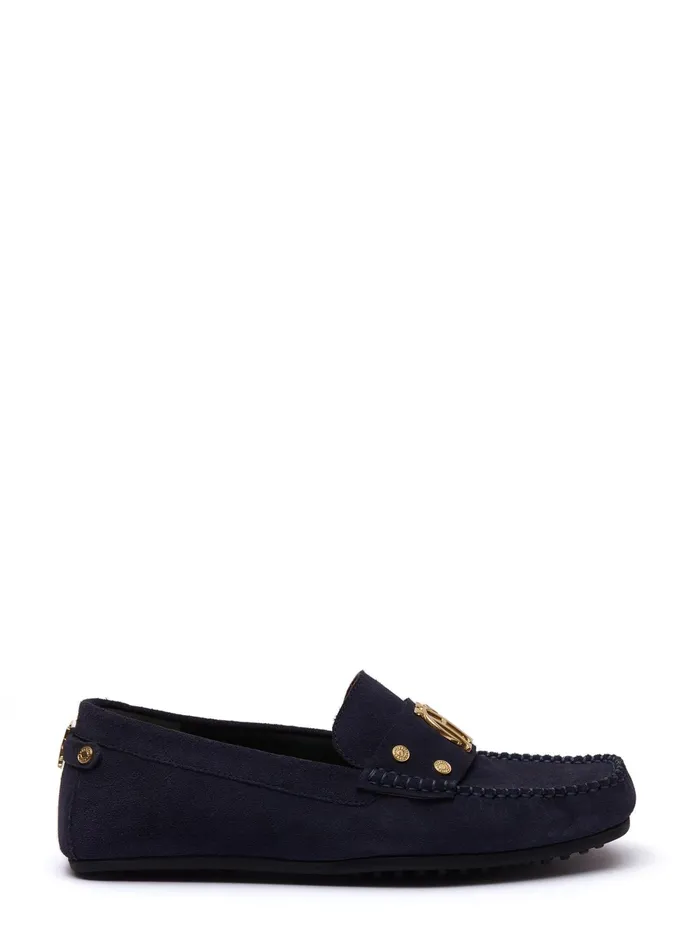 Holland Cooper The Driving Loafer Ink Navy Women Loafers