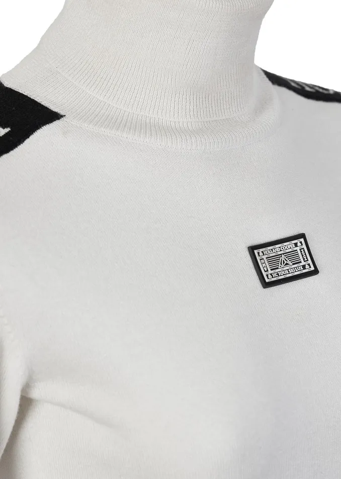 Holland Cooper Thermal Ski Knit White Women Knitwear And Thermals