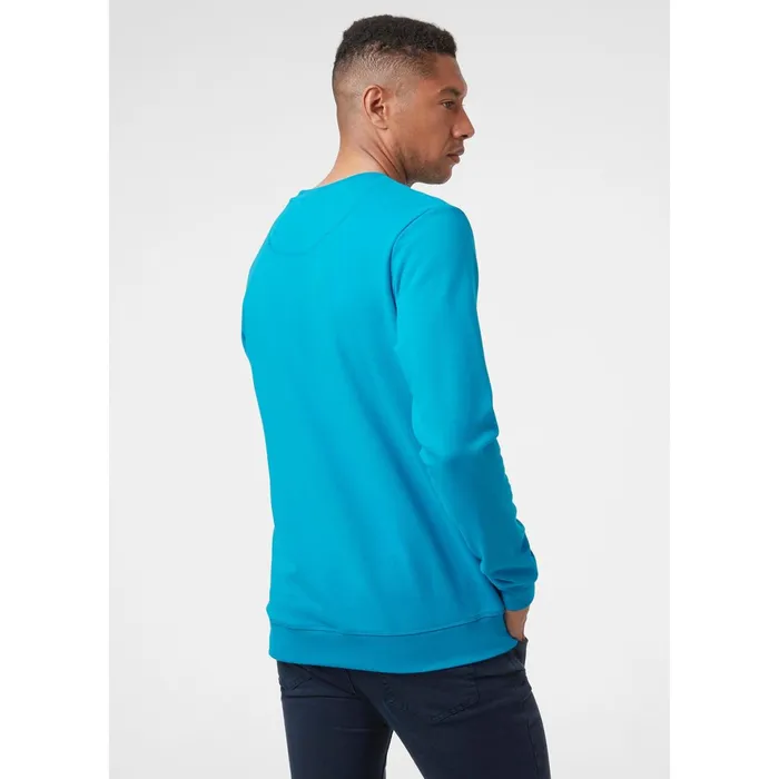 Hoodies and Sweatshirts Men Helly Hansen HH LOGO CREW SWEAT 649 Caribbean S