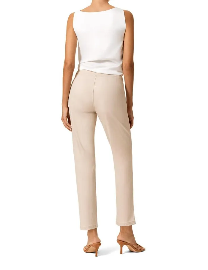 Hue ChinoSoft Skimmer Legging With Side Slits Linen Women Faux Leather and Suede