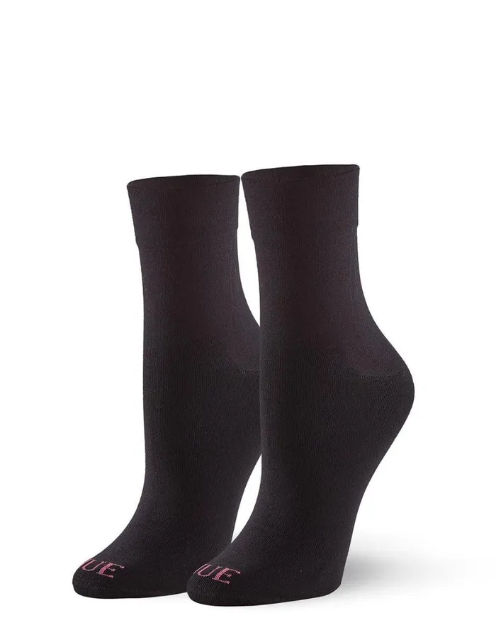 Hue Cushioned Pixie Sock Black Women Cozy