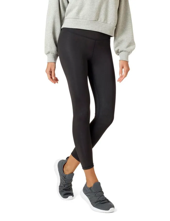 Hue Reversible Leopard Skimmer Black Animal Women Knit