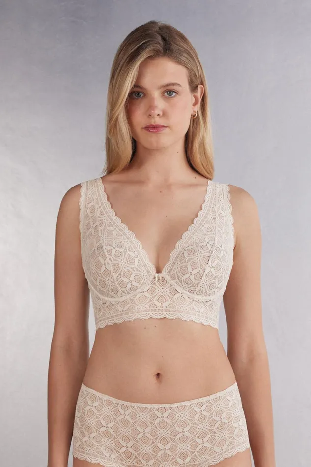 Intimissimi Balconette Women Eleonora Balconette Bra In Lace Natural 2280 8211 Avorio Crema Intimissimi Balconette Women Eleonora Balconette Bra In Lace Natural 2280 8211 Avorio Crema