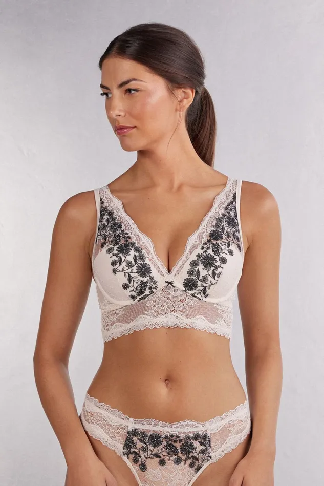Intimissimi Balconette Women Little Romance Asia Lace Balconette Bra Natural 3635 8211 Setanero Intimissimi Balconette Women Little Romance Asia Lace Balconette Bra Natural 3635 8211 Setanero
