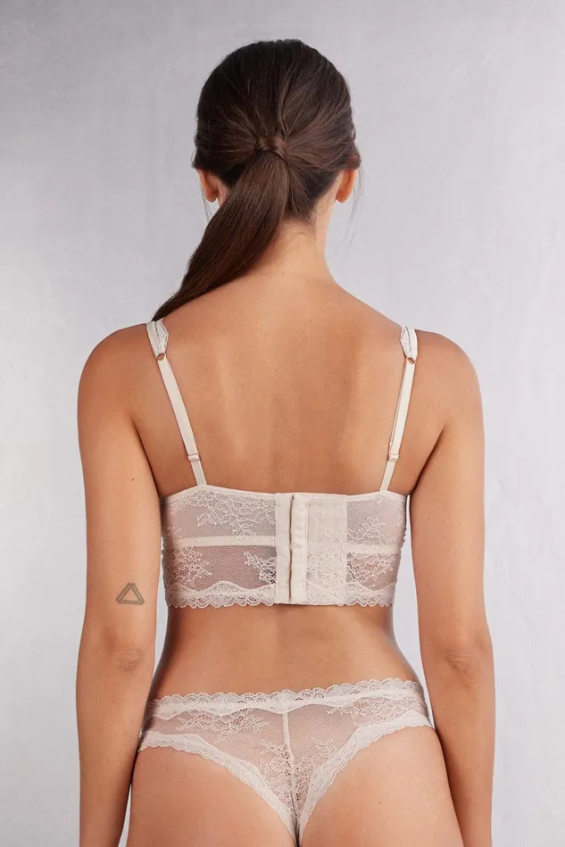 Intimissimi Balconette Women Little Romance Asia Lace Balconette Bra Natural 3635 8211 Setanero