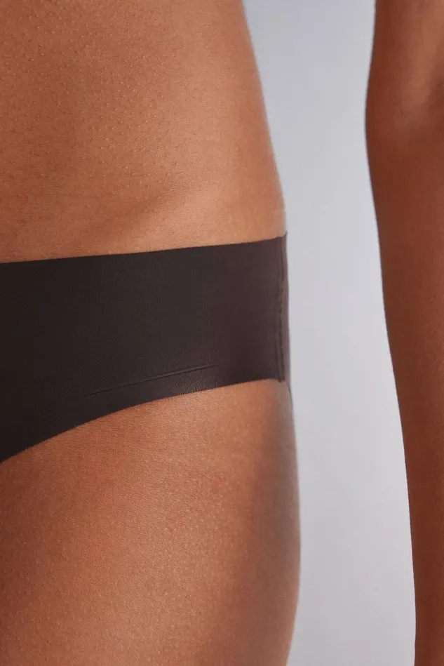 Intimissimi Bikini Panties Women Seamless Microfiber Panties Brown 705j 8211 Mocha Moka Brown