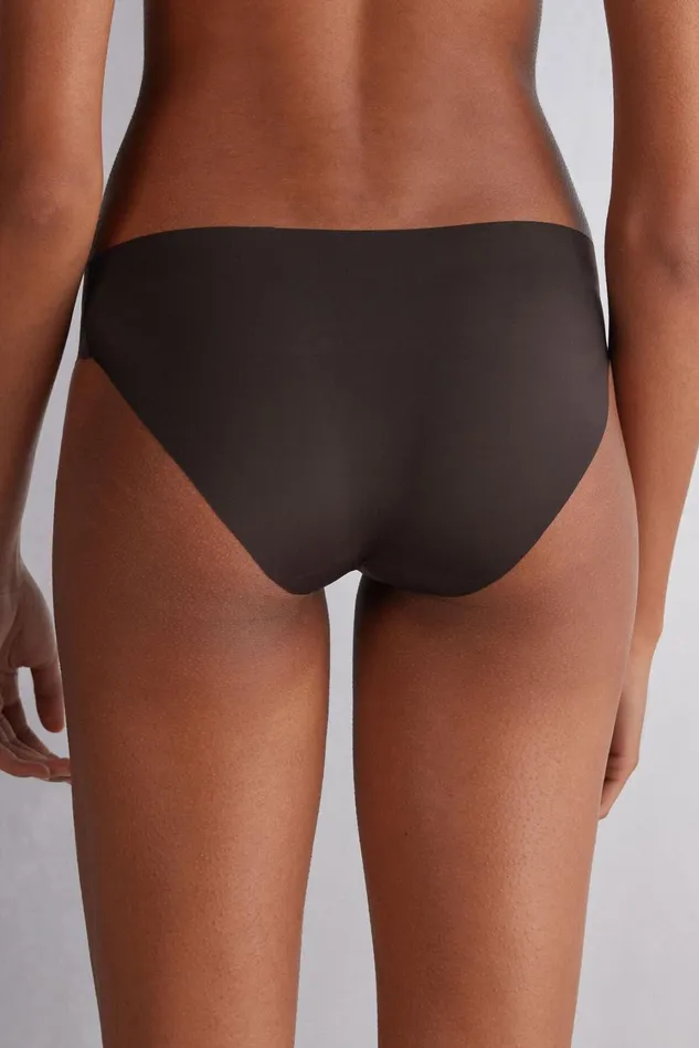 Intimissimi Bikini Panties Women Seamless Microfiber Panties Brown 705j 8211 Mocha Moka Brown