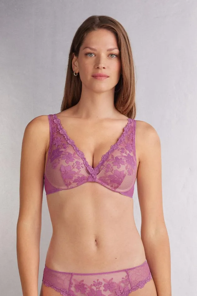 Intimissimi Bralette Women In Full Bloom Giorgia Balconette Bra Pink 343j 8211 Bright Violet Intimissimi Bralette Women In Full Bloom Giorgia Balconette Bra Pink 343j 8211 Bright Violet