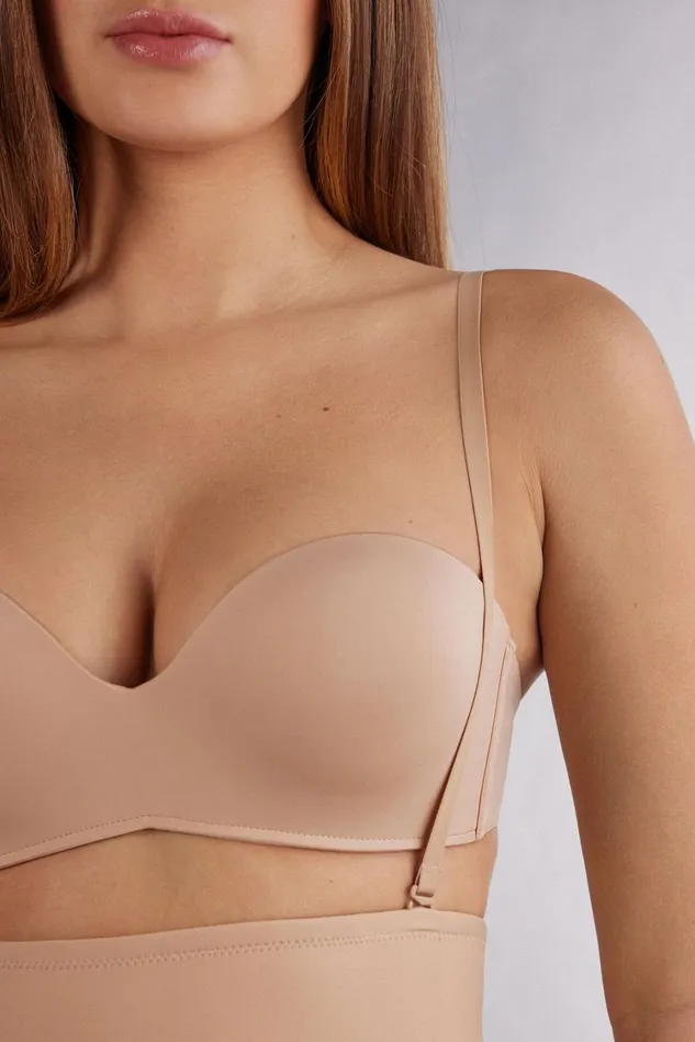 Intimissimi Slips Babydolls Women Shaping Slip In Seamless Microfiber Natural 044 8211 Honey Soft Beige